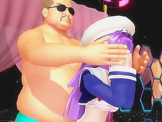 Cute teen pop idols sing and then get fucked by pervy fat guy