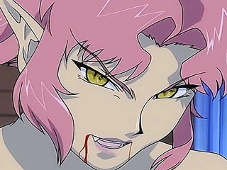 Nude vampire interrupts a steamy fuck session between lovers