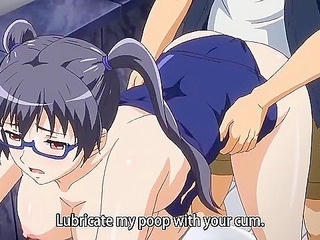 Eroge! Make Sexy Games 5 - Constipated hentai girl needs her butthole lubricated