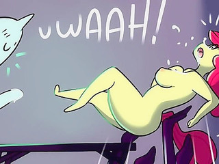 Hentai pony gets a dildo slammed in to her cunt