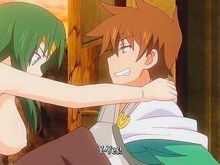 Rance Quest for Hikari 4 - Busty hentai princess pounds her pussy down on cock