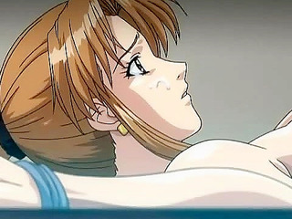 Busty hentai babe gets fucked while tied up and held at gunpoint