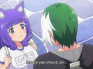 Immoral Guild (uncensored ecchi) 8 - Busty catgirl tied up and squirted all over